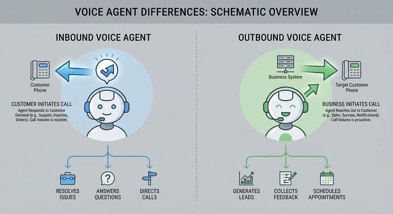 inbound vs. ourbound voice agent